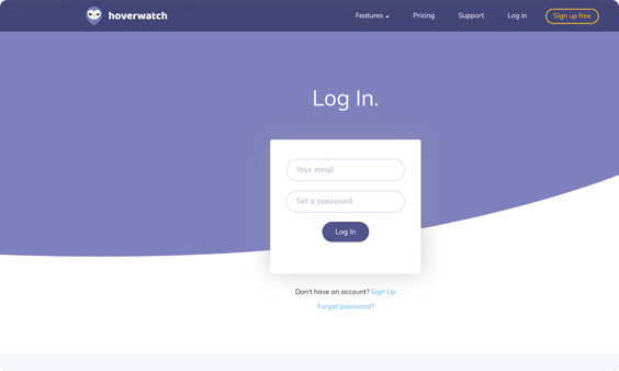 Hoverwatch kontrol paneli