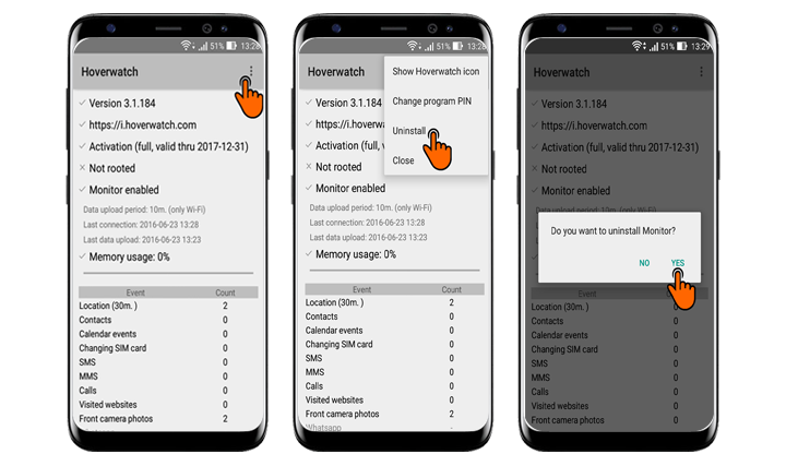 Bir Android Cihazdan Hoverwatch Nasıl Kaldırılır?