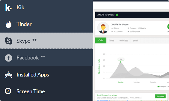 Xnspy kontrol paneli