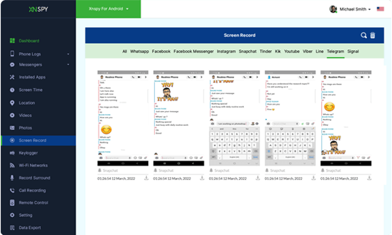 Xnspy kontrol paneli