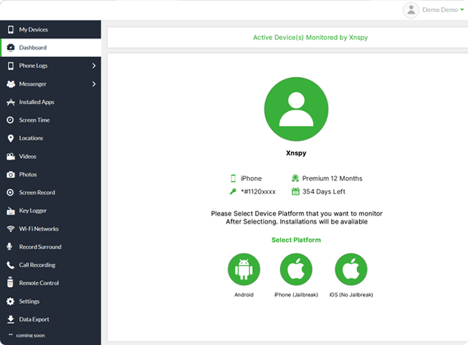Hoverwatch kontrol paneli