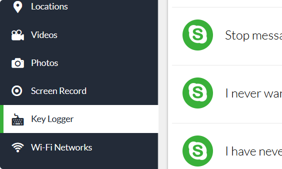 Xnspy kontrol paneli