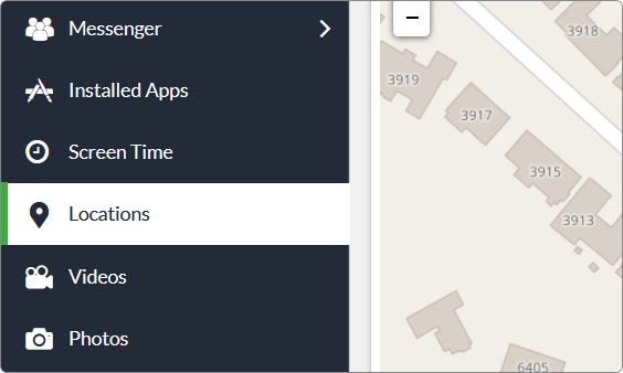 XNSPY kontrol paneli
