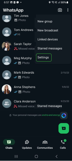 samsung-ekran görüntüsü