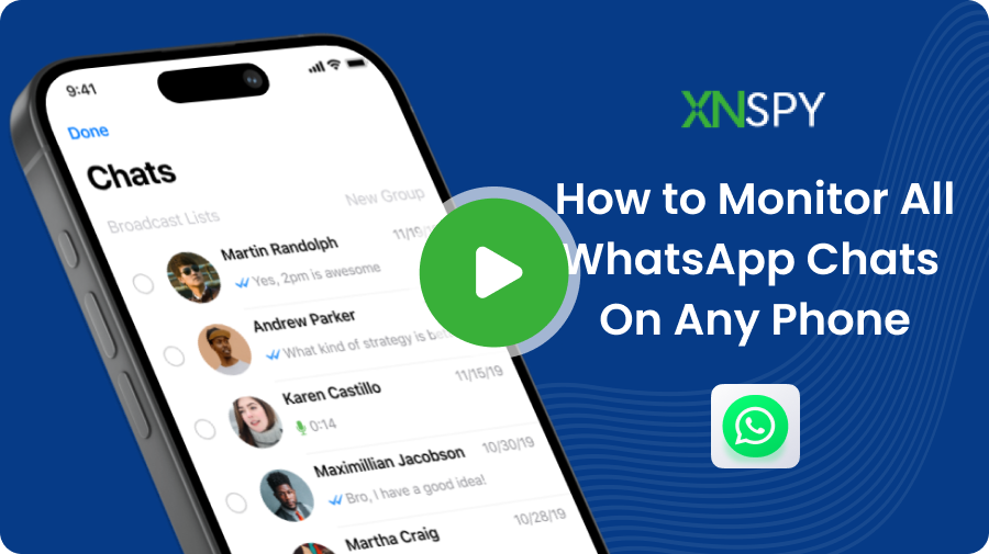 XNSPY ile WhatsApp'ı izleyin